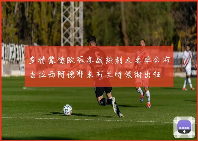 多特蒙德欧冠客战热刺大名单公布吉拉西阿德耶米布兰特领衔出征